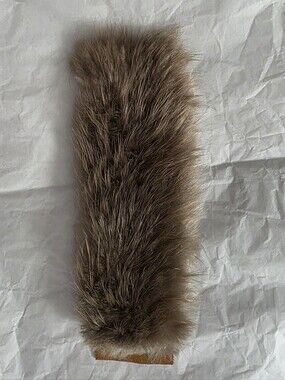 Beaver Fur And Leather Cuff